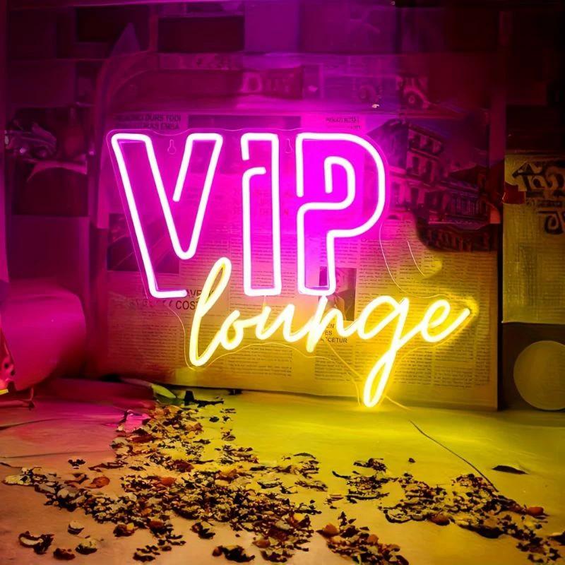 VIP Lounge Neon Sign Custom Led Neon Sign by Neonchics