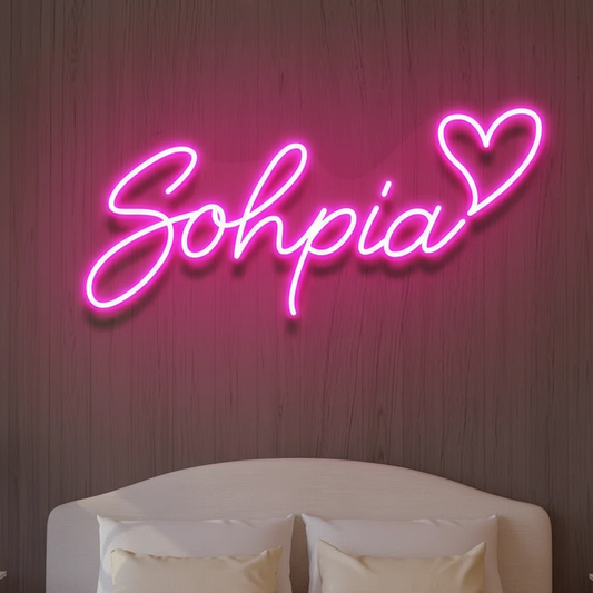 Custom Name Led Neon Sign Wedding Neon Sign Gift by Neonchics