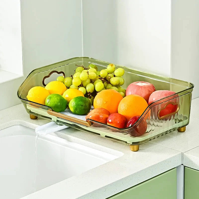 Detachable Sink Dish Drainer Countertop Organizer with Utensil Holder by Bowlift