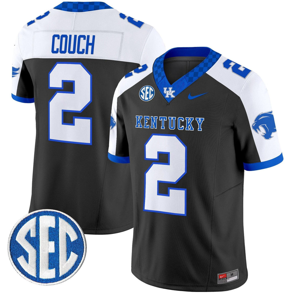 Tim Couch Jersey #2 Kentucky Wildcats 2025 Limited Stitched Black Alternate by My Store