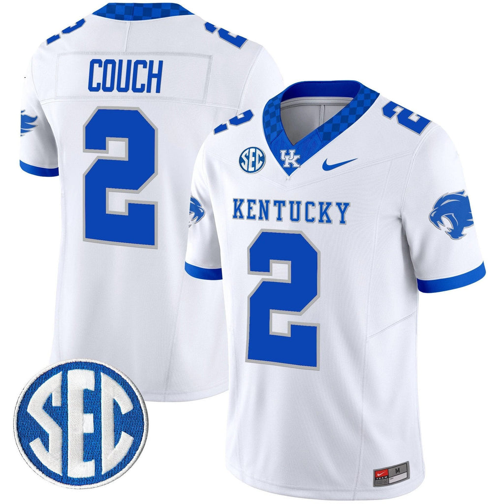 Tim Couch Jersey #2 Kentucky Wildcats 2025 Limited Stitched White by My Store