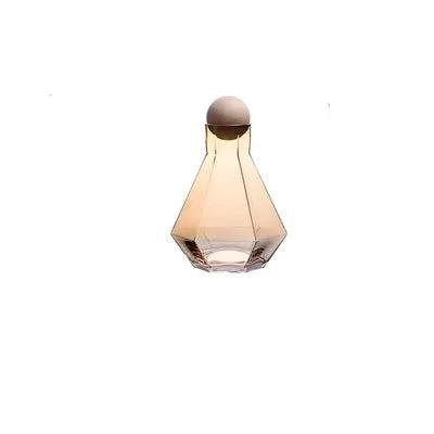 Diamond Type Glass Water Bottle Pitcher Drinkware Creative Drinkware by Bowlift