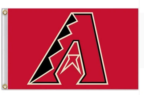 Arizona Diamondbacks Flag-3x5FT Banner-100% polyester by flagsshop