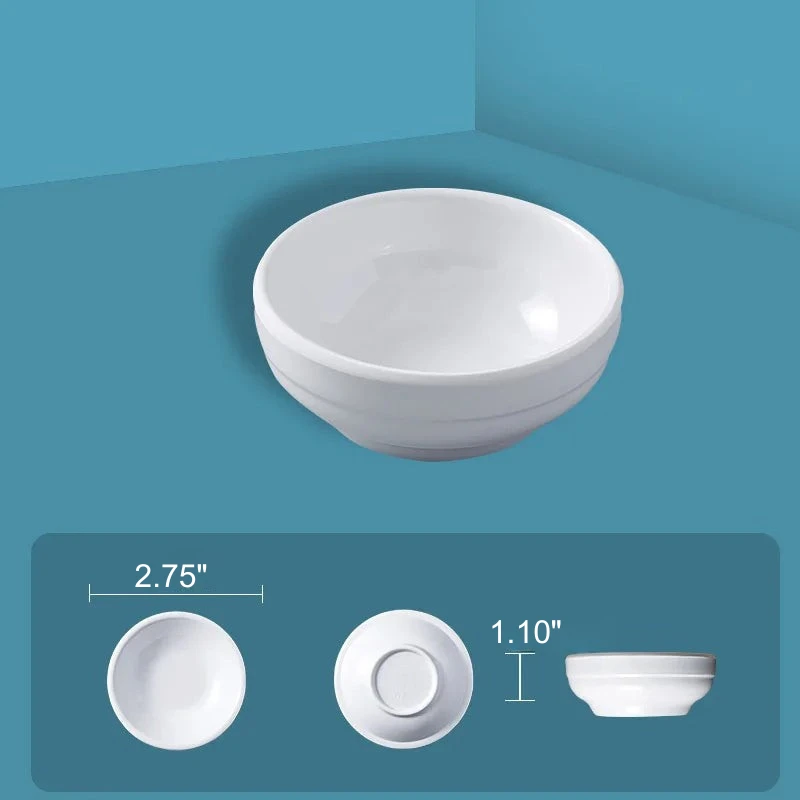 Dipping Saucer Multi-grid Dish Plate Kitchen Dressing Dishes by Bowlift