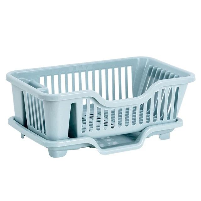Dish Drying Rack Kitchen Utensils Drainer Rack with Drain Board by Bowlift