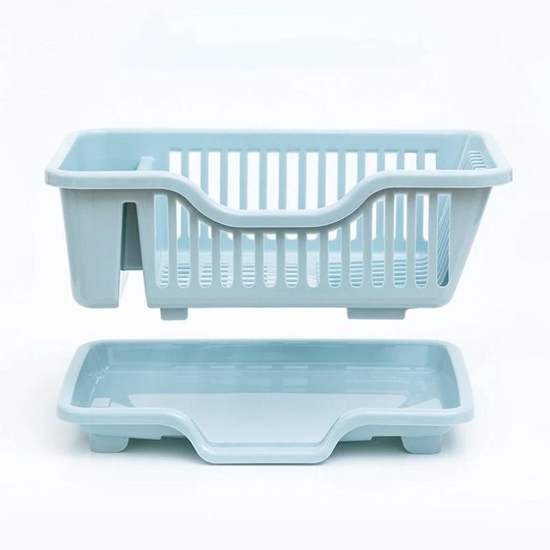 Dish Drying Rack Kitchen Utensils Drainer Rack with Drain Board by Bowlift