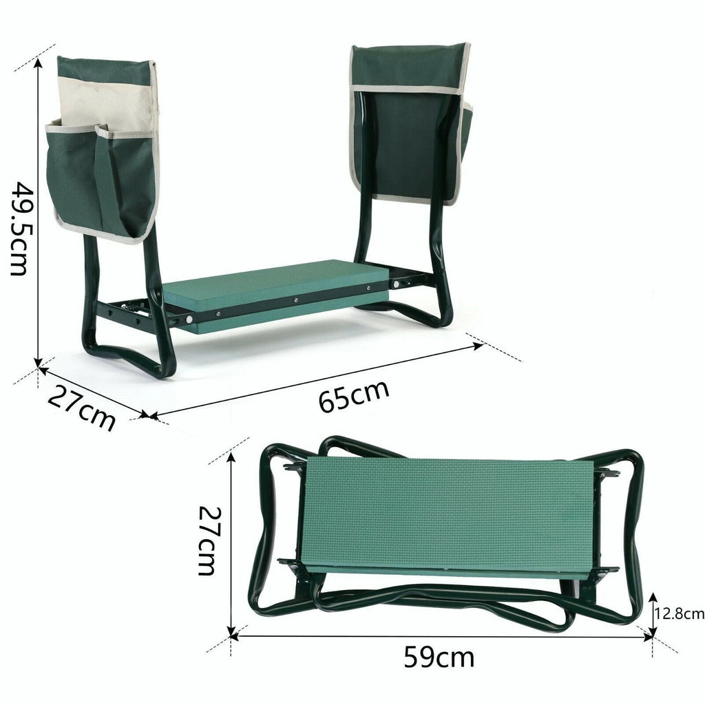 Gardening Kneeler - PADDED GARDENING SEAT KNEELER WITH HANDLES Bowlift by Bowlift