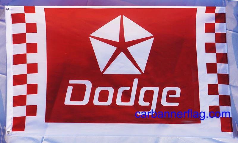 Dodge Flag-3x5ft checkered banner-Viper-RAM-Trucks-Charger-Alex-Challenger-Super bee by flagsshop