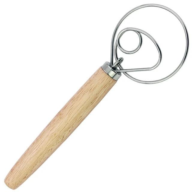 Dough Whisk Stainless Steel Dutch Style Bread Dough Hand Mixer by Bowlift