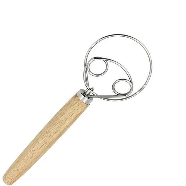 Dough Whisk Stainless Steel Dutch Style Bread Dough Hand Mixer by Bowlift