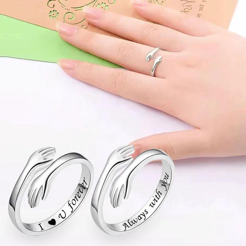 Hug Ring - Jewellery Love Piece for Couples & Universal Size Bowlift by Bowlift