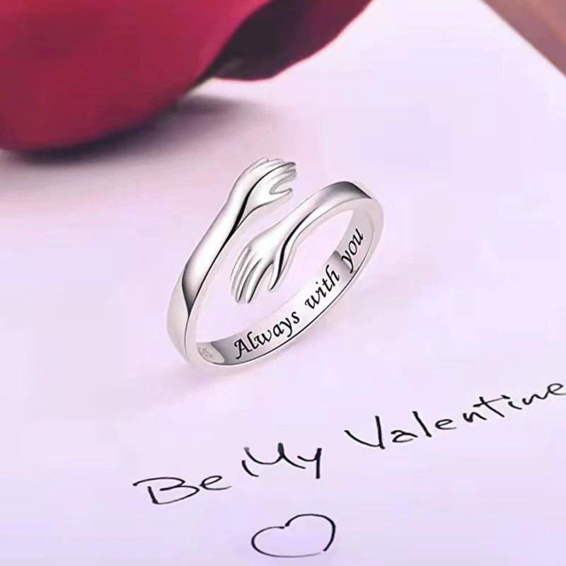Hug Ring - Jewellery Love Piece for Couples & Universal Size Bowlift by Bowlift