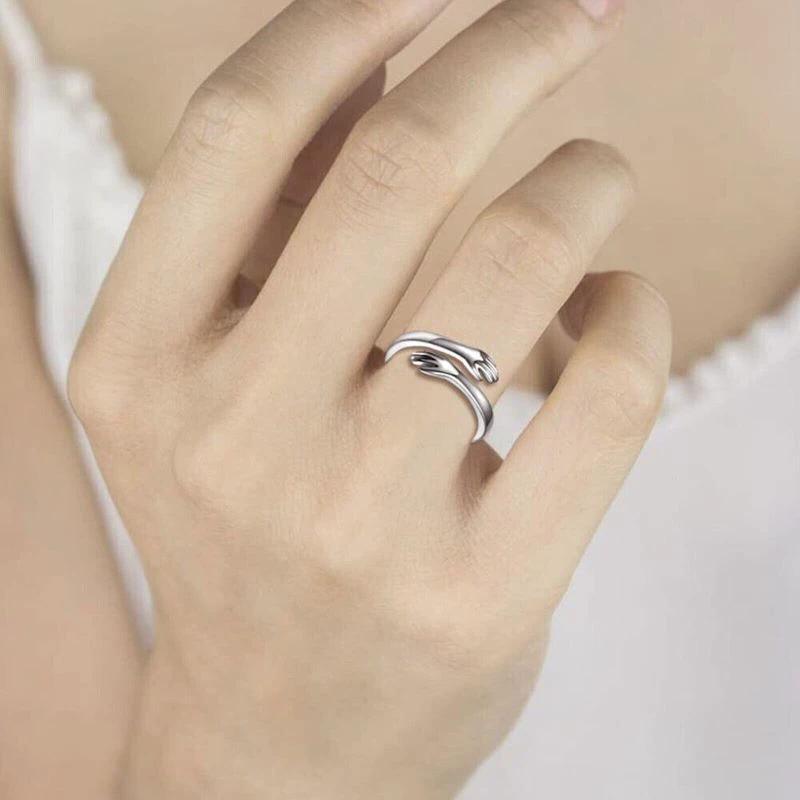 Hug Ring - Jewellery Love Piece for Couples & Universal Size Bowlift by Bowlift