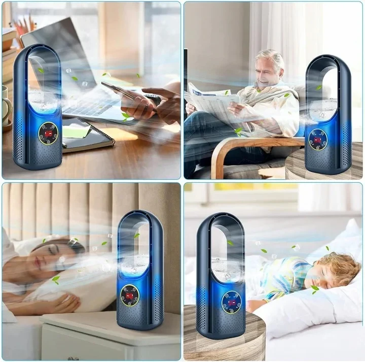 Blade-Free Silent Portable Air Conditioner by BowLift