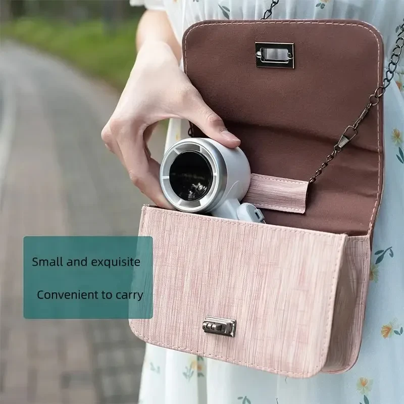 Foldable Handheld Turbo Fan with Digital Display by BowLift