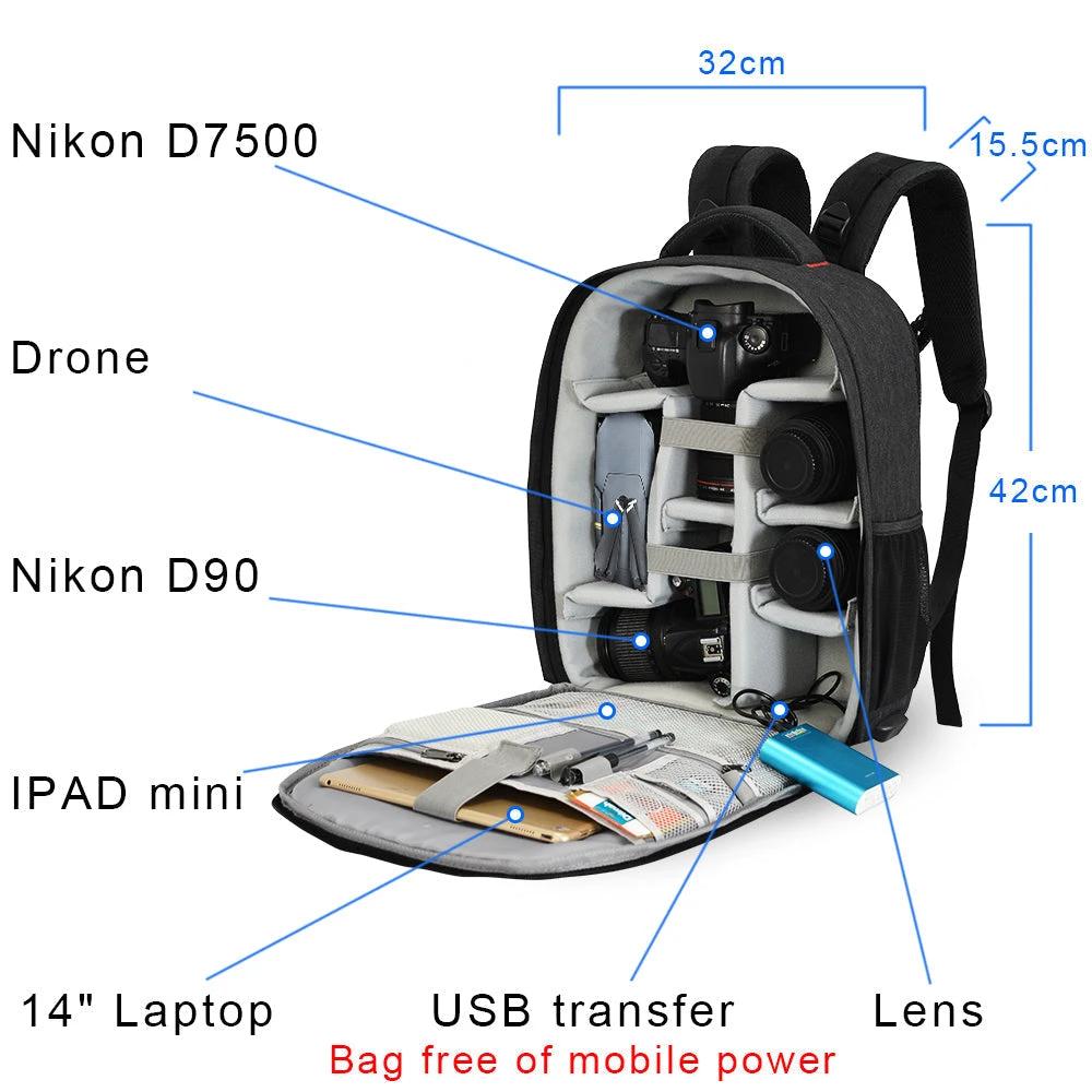 Best Camera Bag - Quick Access & Portable Bowlift by Bowlift
