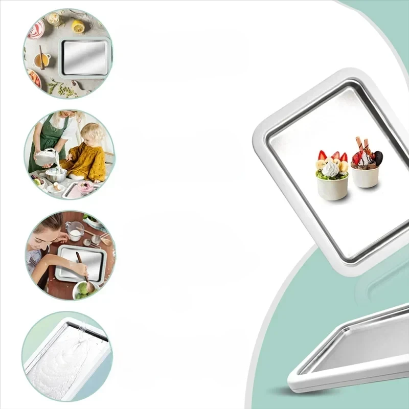 Stainless Steel Ice Cream Roll Maker for Home by BowLift