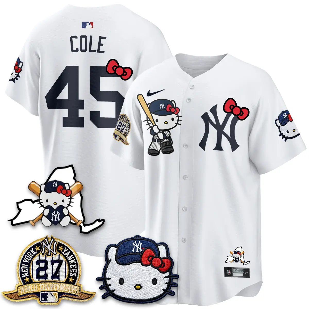 NYY Meow KT 2026 Vapor Limited Jersey - All Stitched by New York Yankees