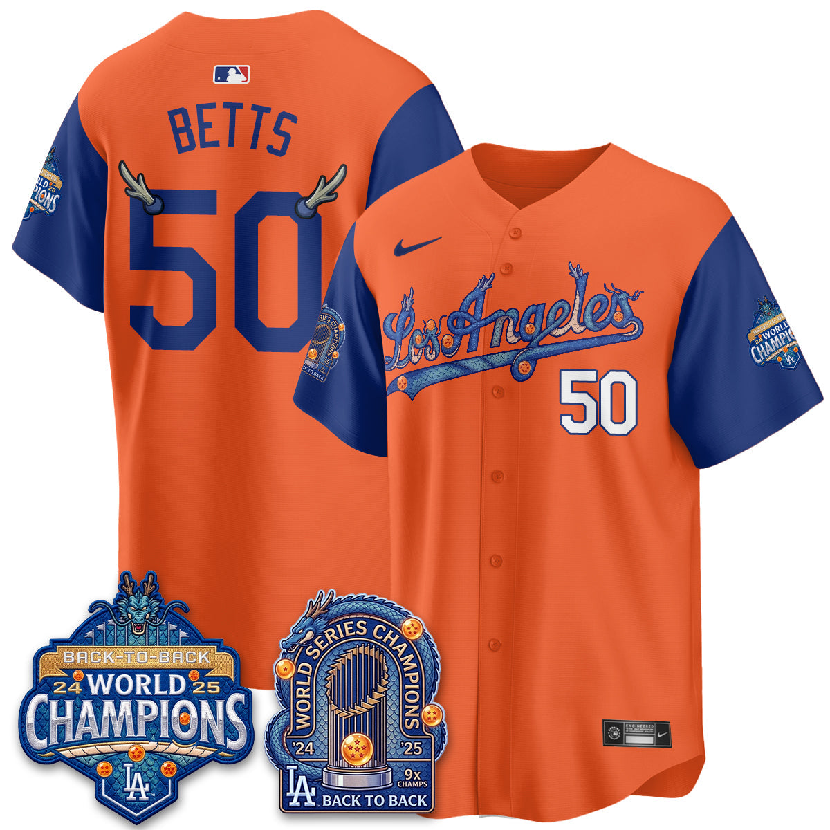 LAD x DB Night 2026 Vapor Jersey - Stitched by Los Angeles Dodgers