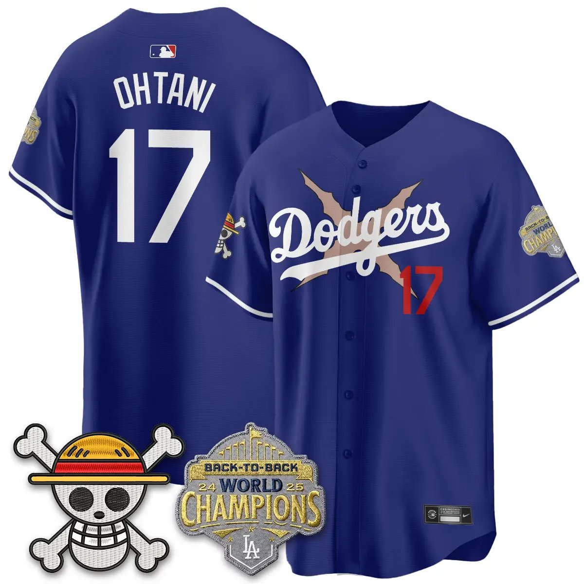 LAD x OP Vapor Jersey -All Stitched V2 by Los Angeles Dodgers