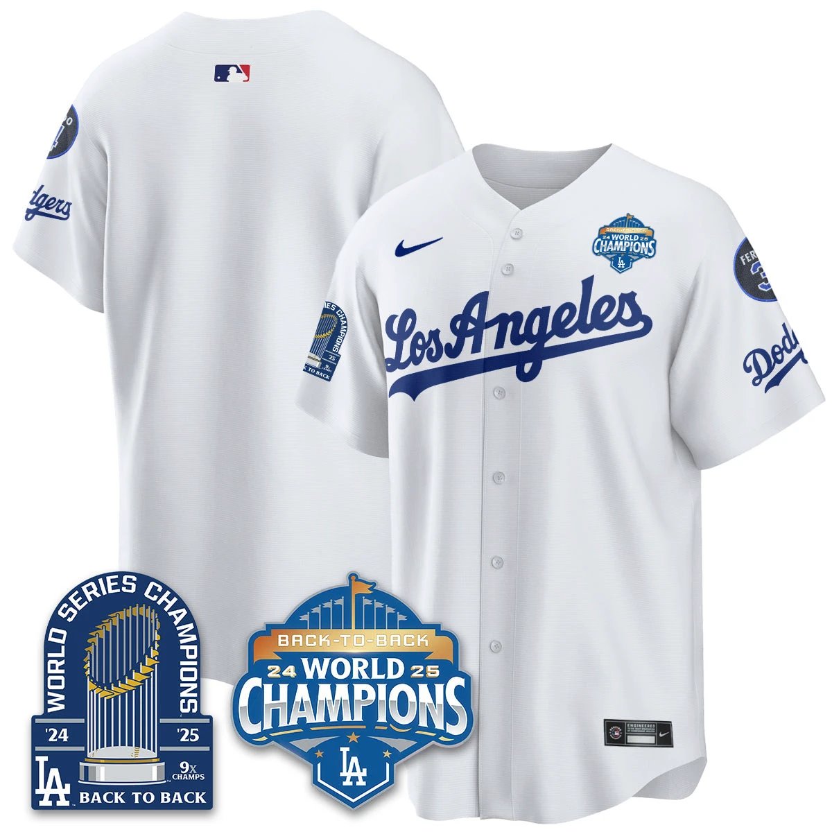 LAD Alternate Vapor Limited Jersey - 9x Champs - All Stitched by Los Angeles Dodgers