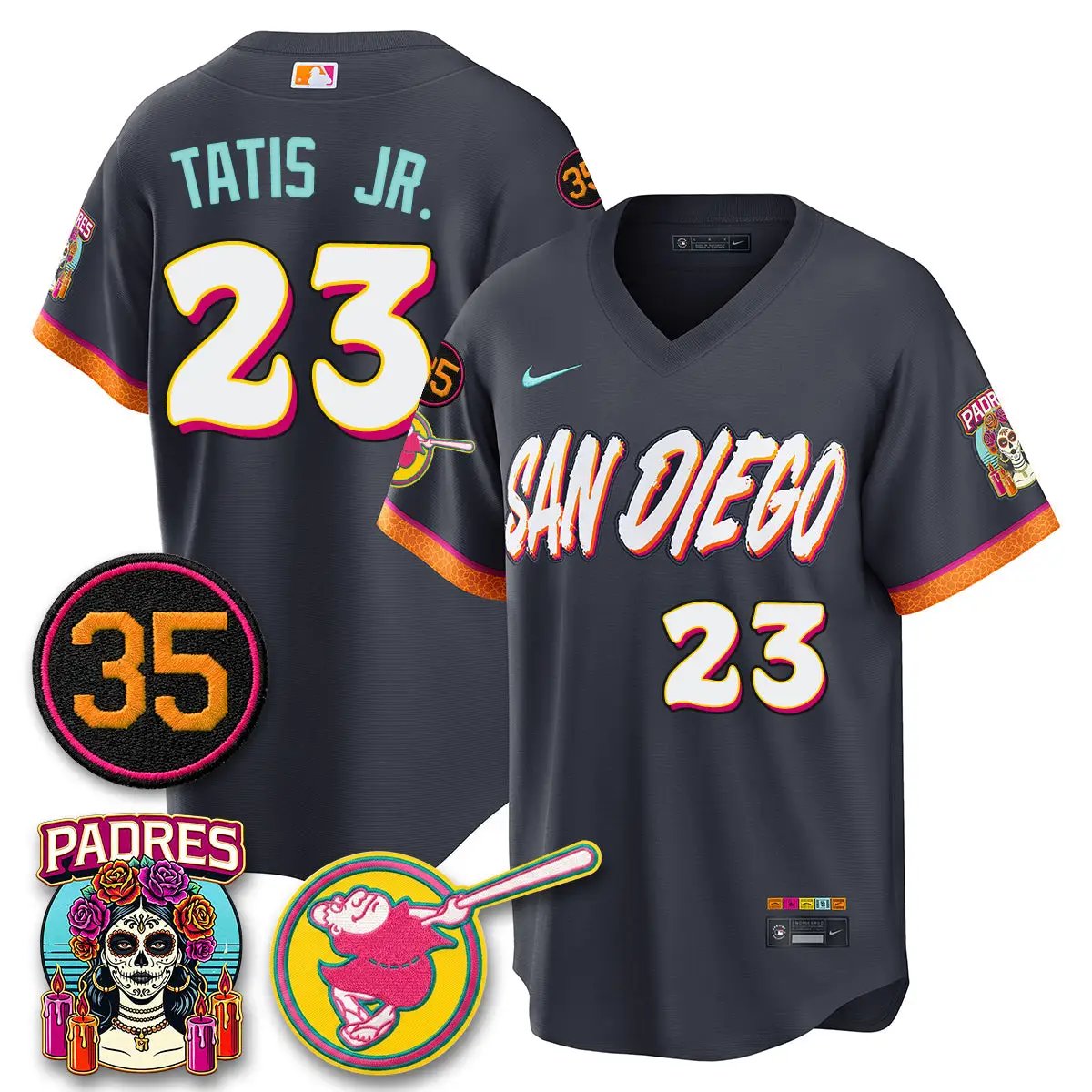 SD 2026 City Connect Vapor Limited Jersey - All Stitched V3 by San Diego Padres