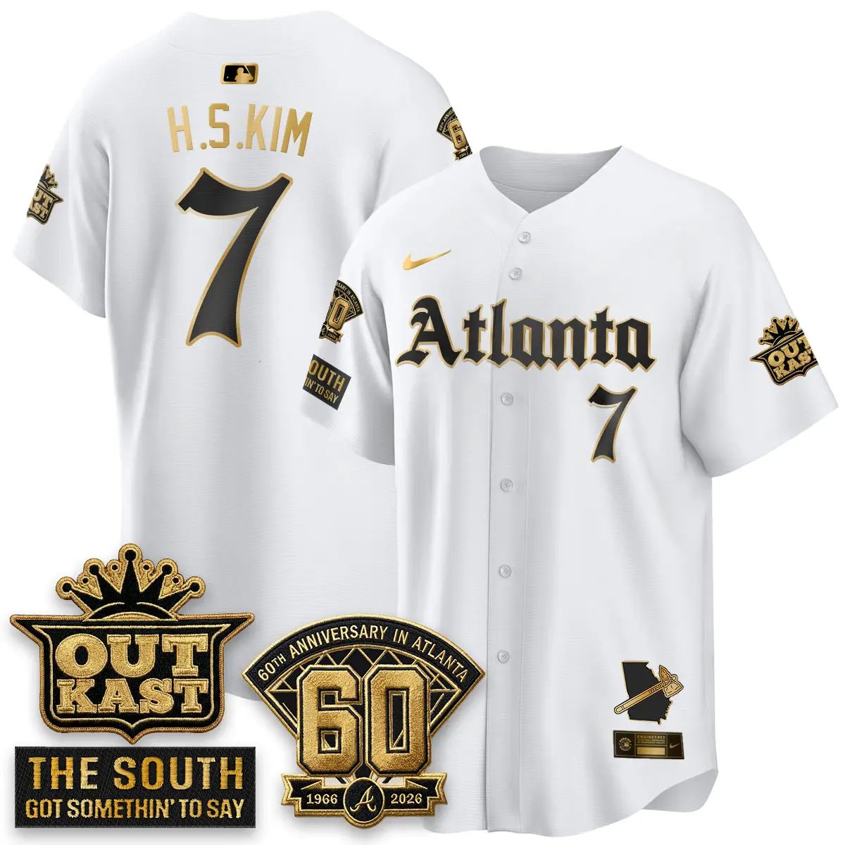 Atlanta Braves 2026 Gothic Edition Vapor Limited Jersey - All Stitched by Atlanta Braves