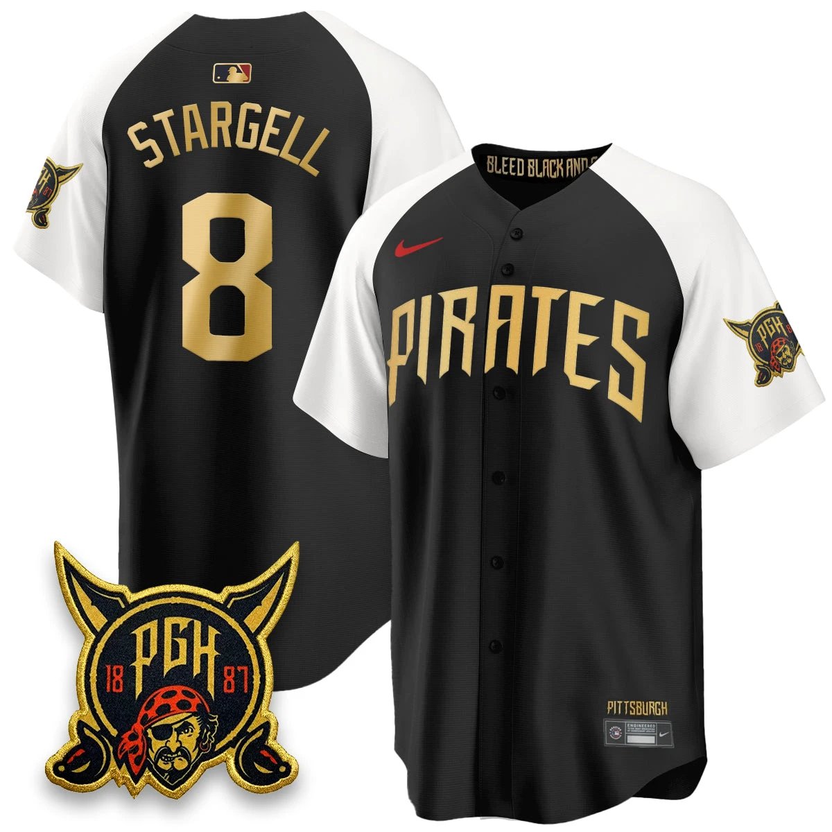 PIT 2026 City Connect Vapor Limited Jersey - All Stitched by Pittsburgh Pirates