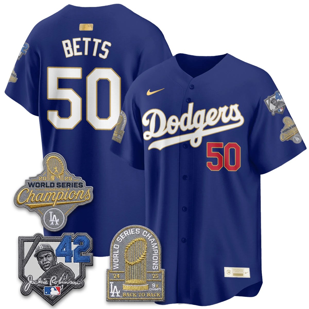 LAD 2026 Jackie Robinson New Era Vapor Limited Jersey - All Stitched by Los Angeles Dodgers
