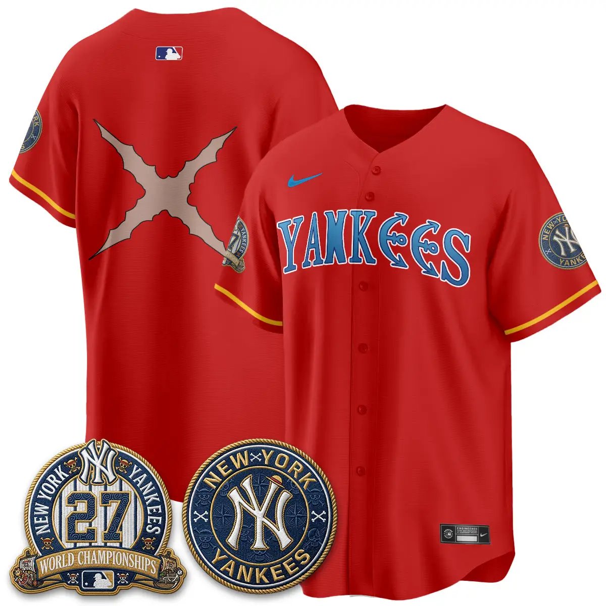 NYY x Japanese Cartoon Limited Jersey - Stitched by New York Yankees