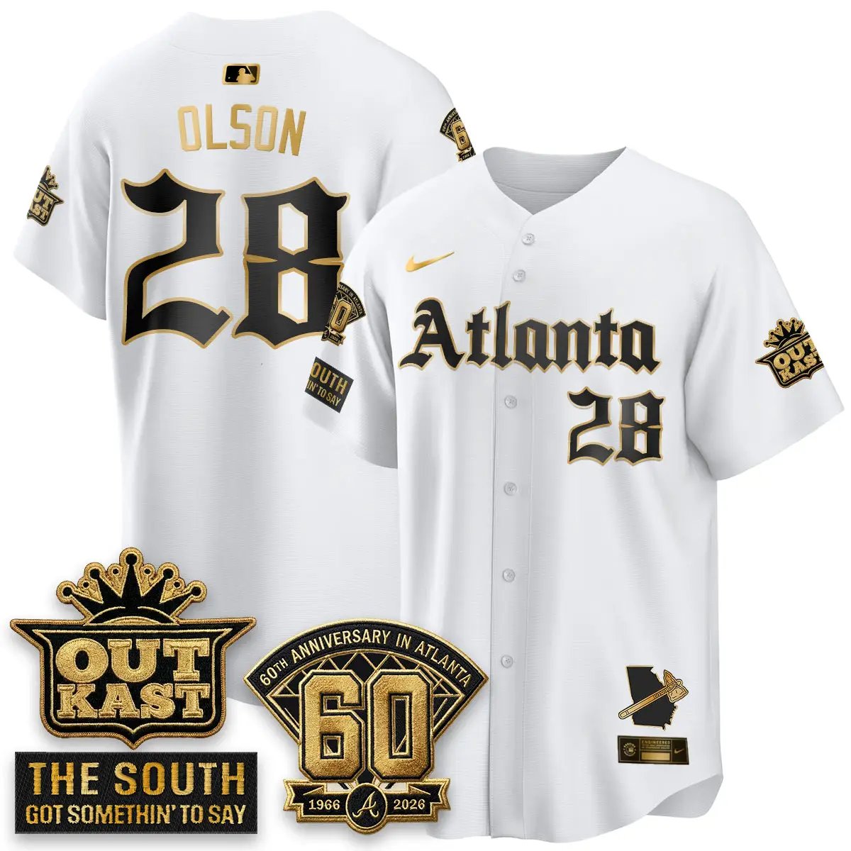 Atlanta Braves 2026 Gothic Edition Vapor Limited Jersey - All Stitched by Atlanta Braves
