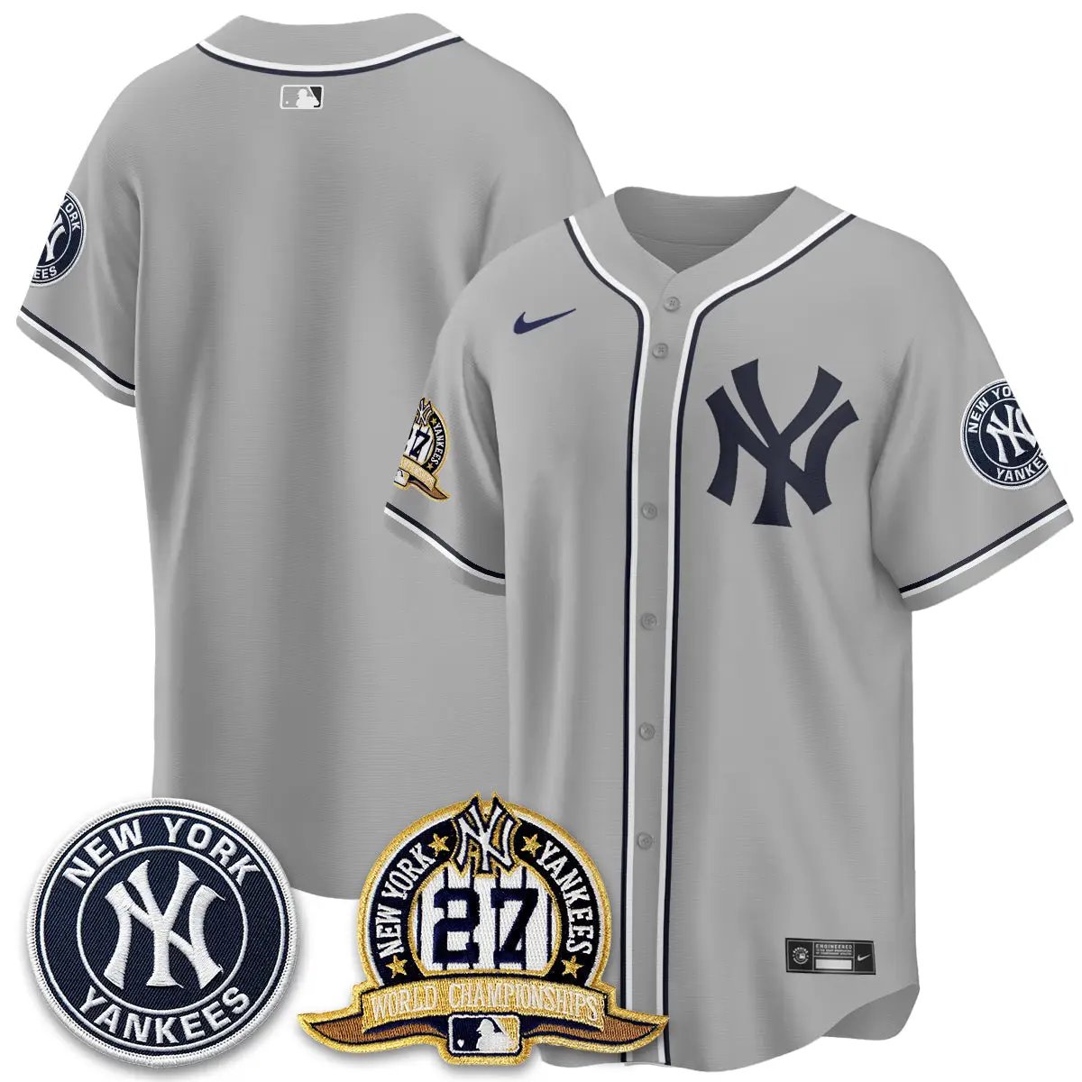 New York Yankees 2026 Black Out Style Vapor Limited Jersey - All Stitched by New York Yankees