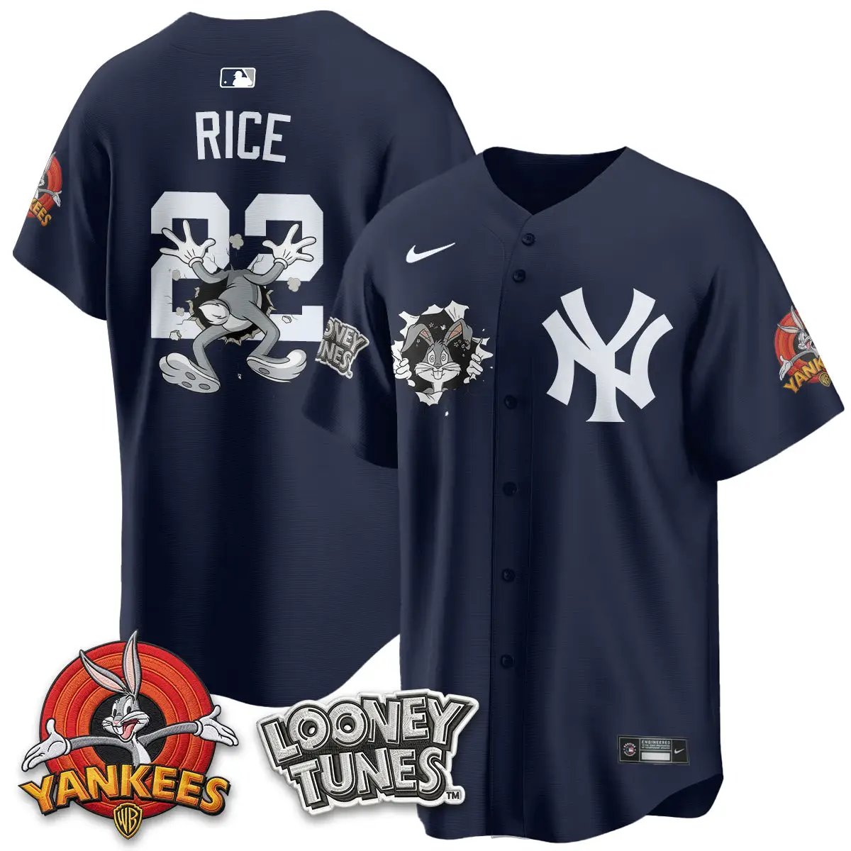 NYY x Bunny Vapor Limited Jersey V3- Printed by New York Yankees