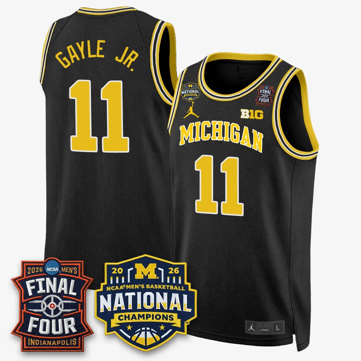 Michigan Wolverines 2026 NCAA Basketball Champions Limited Jersey - All Stitched by Michigan Wolverines