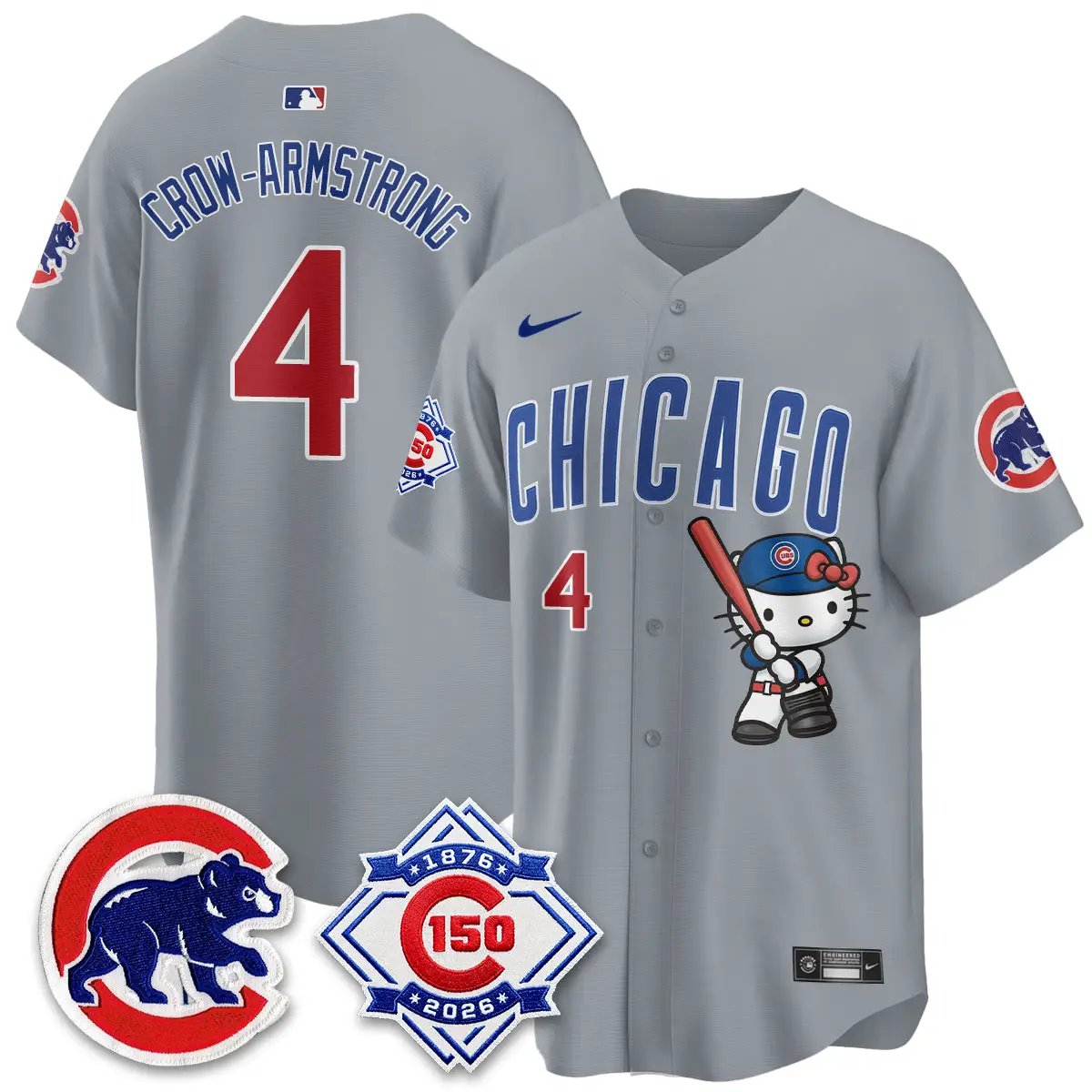 Chicago Cubs x Meow KT Vapor Premier Limited Jersey - All Stitched by Chicago Cubs