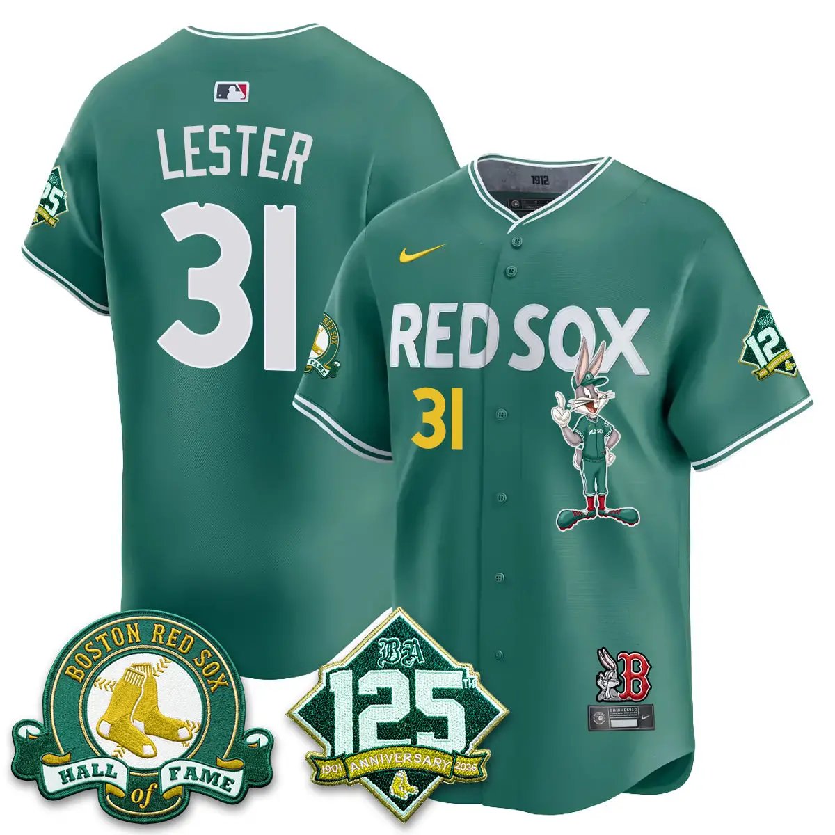 BOS x Bunny Vapor Premier Limited Jersey - Stitched by Boston Red Sox