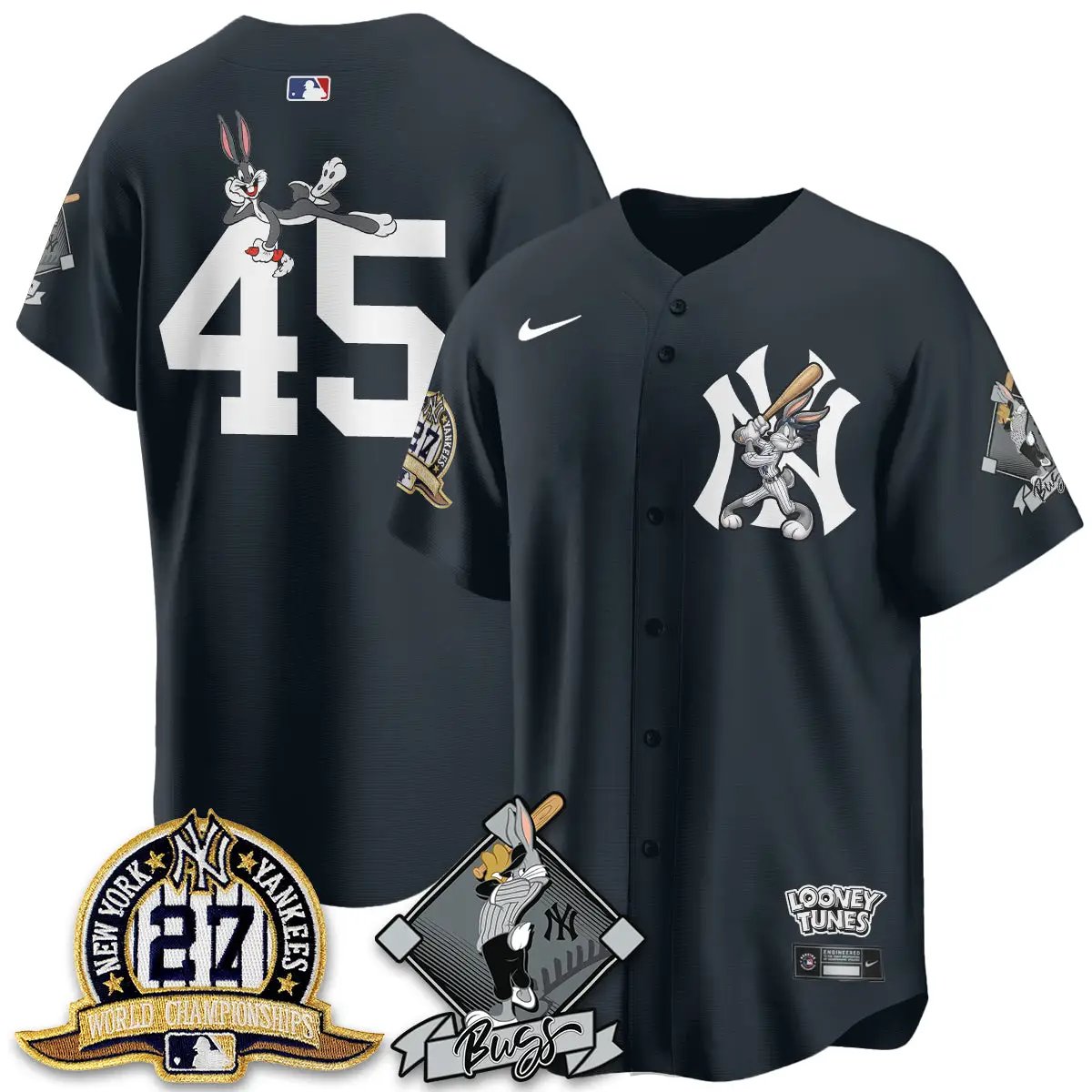 NYY Bunny Vapor Limited Jersey V2- Stitched by New York Yankees