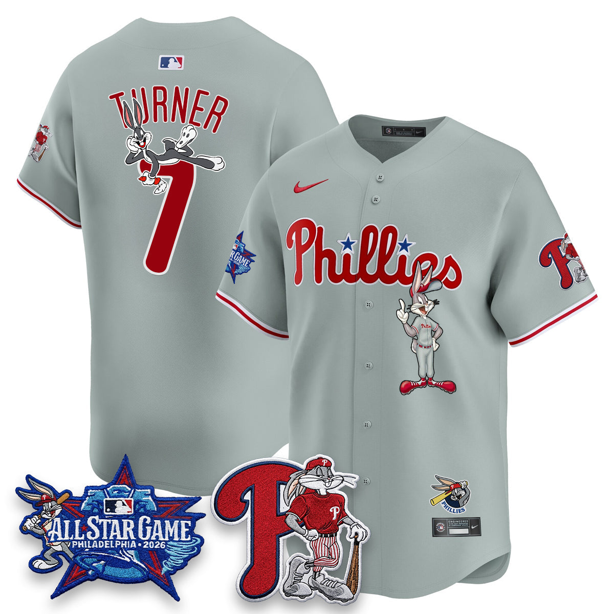 Philadelphia Phillies x Bunny Vapor Premier Limited Jersey - Stitched by Philadelphia Phillies