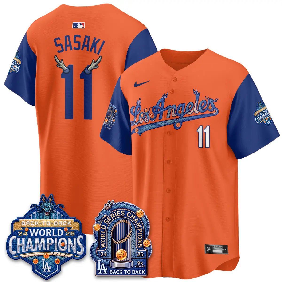 LAD x DB Night 2026 Vapor Jersey - Stitched by Los Angeles Dodgers