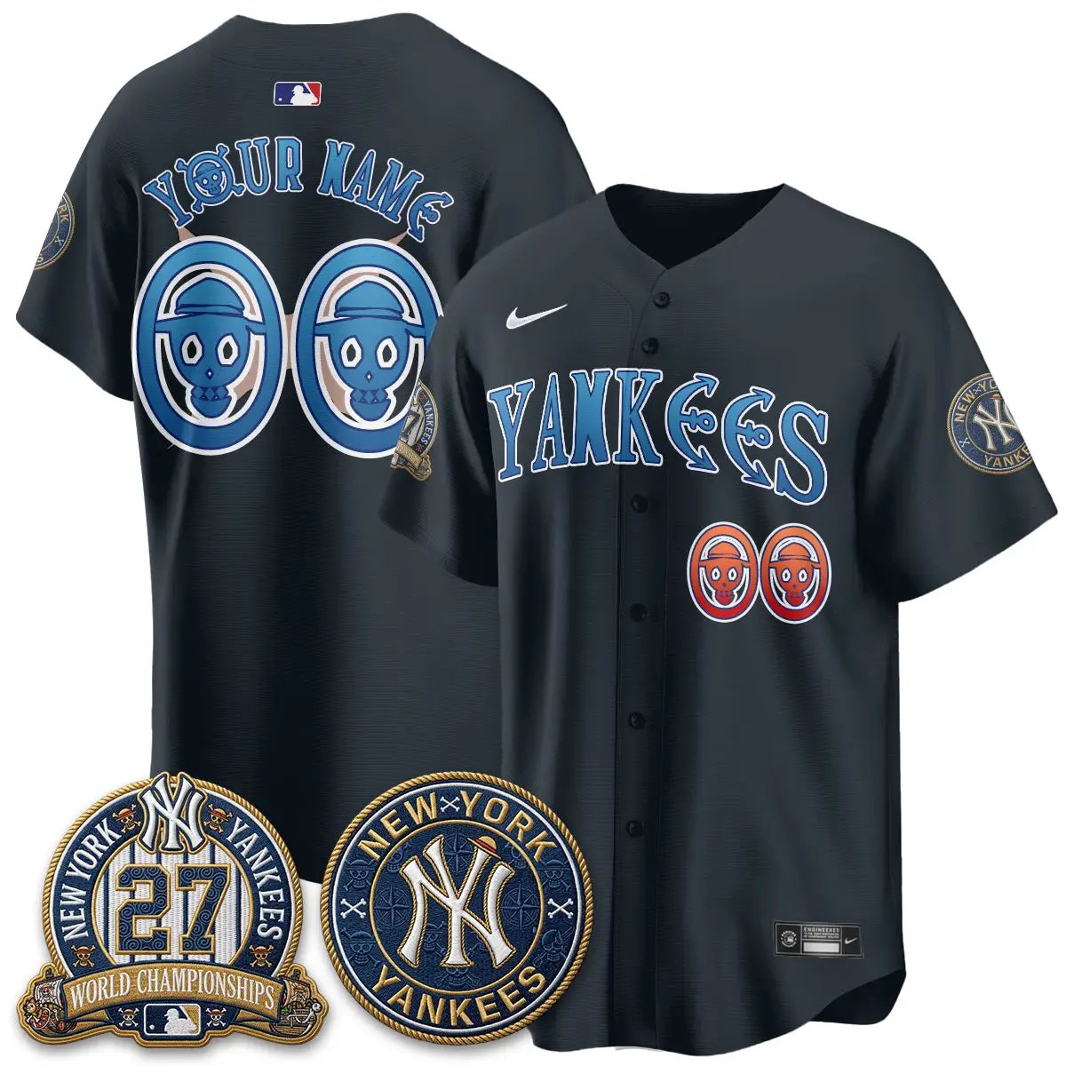 NYY x Japanese Cartoon Limited Custom Jersey - Stitched by New York Yankees
