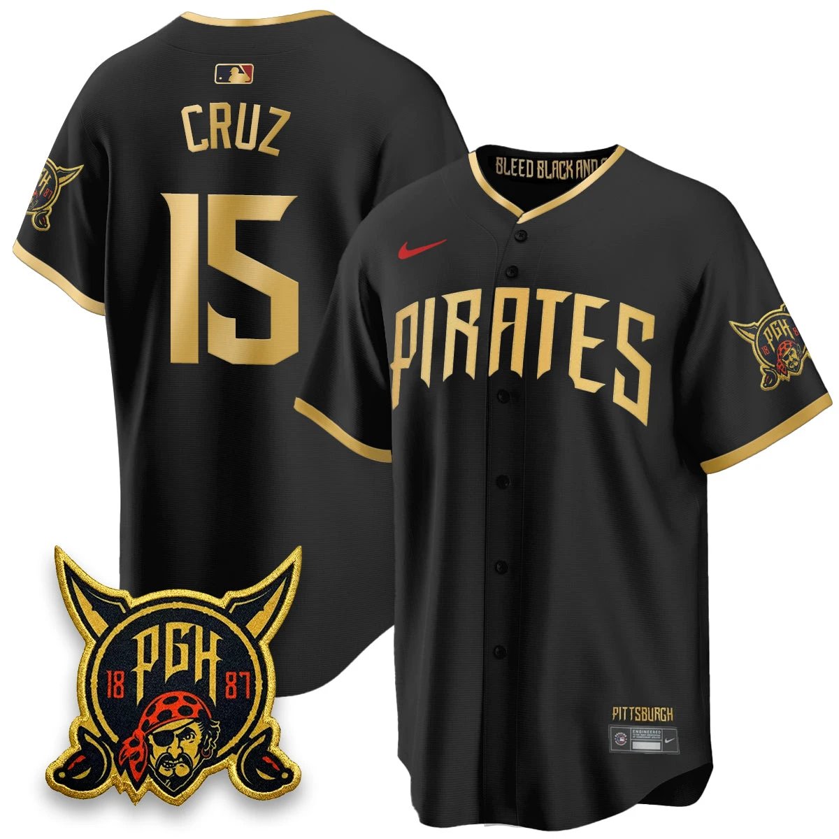 PIT 2026 City Connect Vapor Limited Jersey - All Stitched by Pittsburgh Pirates