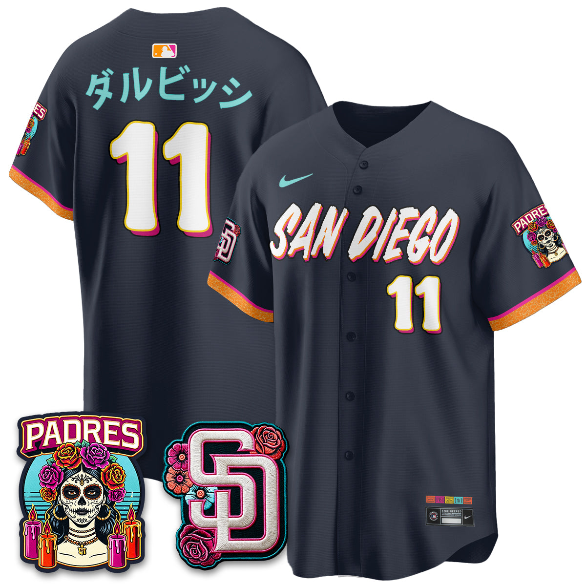 SD 2026 City Connect Vapor Premier Limited Jersey - All Stitched V2 by San Diego Padres