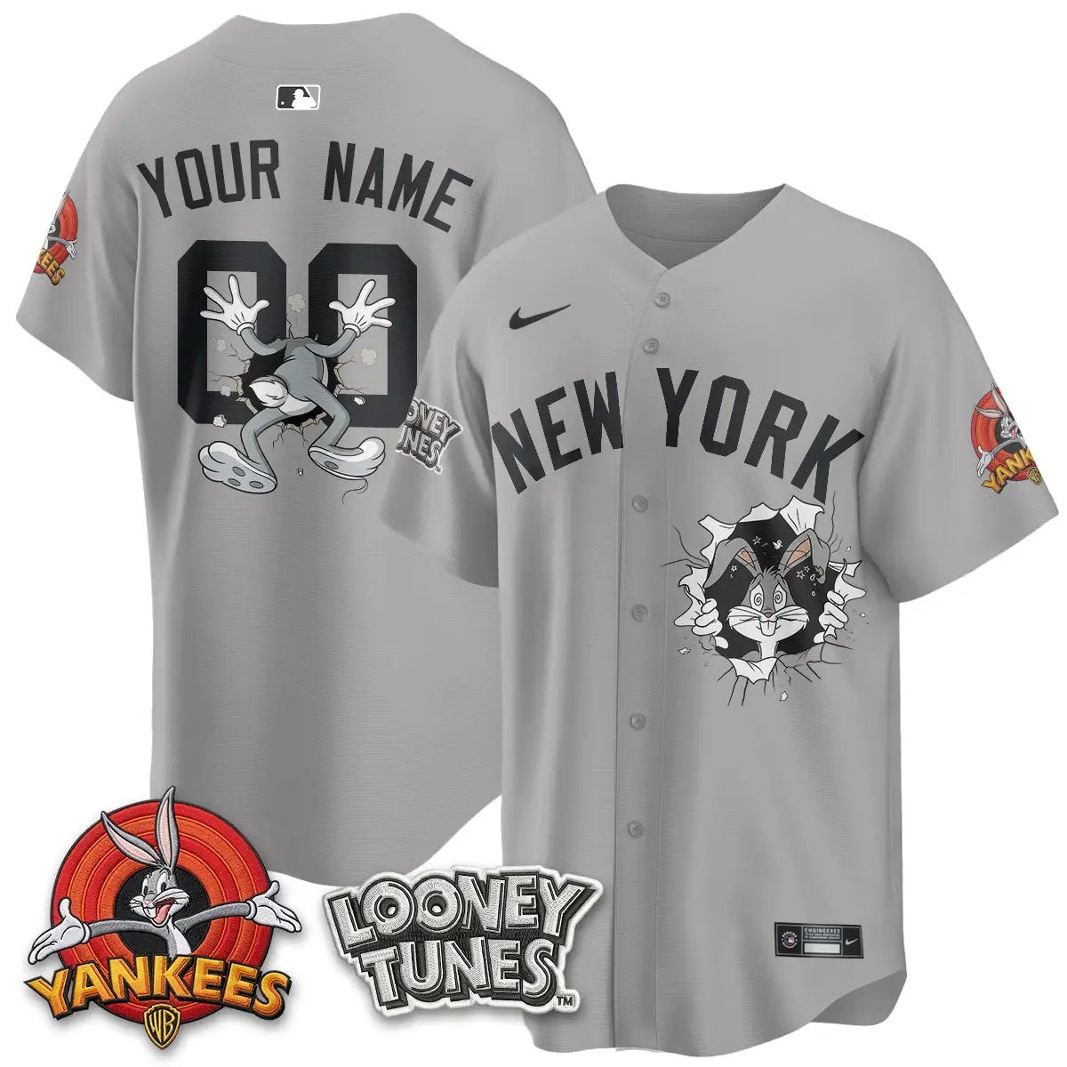 NYY x Bunny Vapor Limited Custom Jersey V3- Printed by New York Yankees