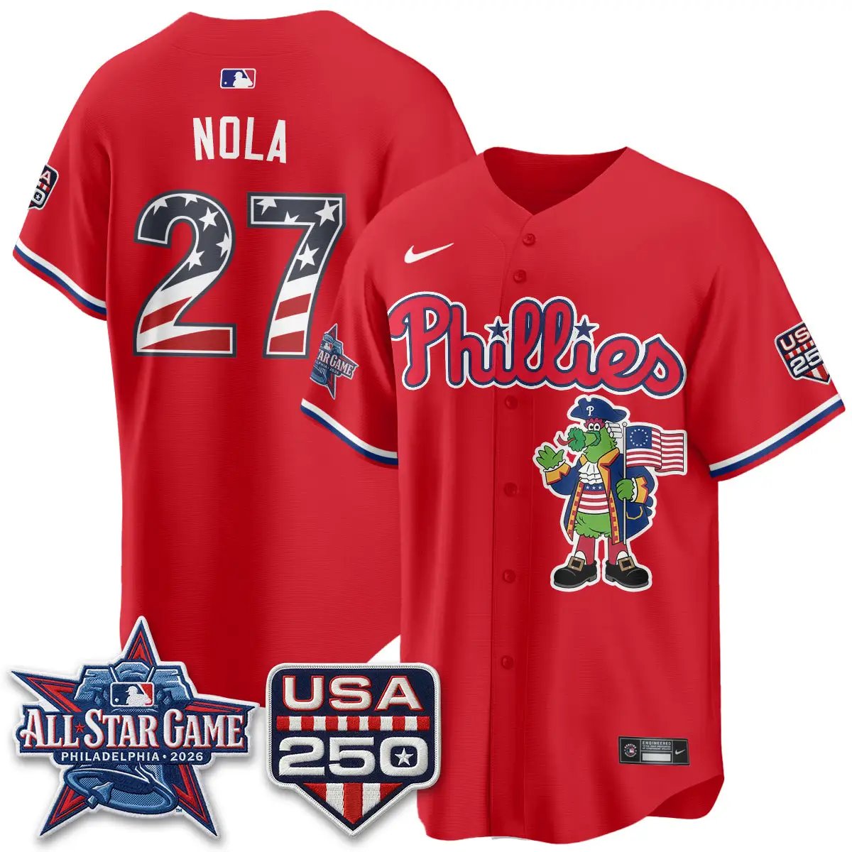 PHI 2026 All Star Phanatic Edition Vapor Jersey - Stitched by Philadelphia Phillies