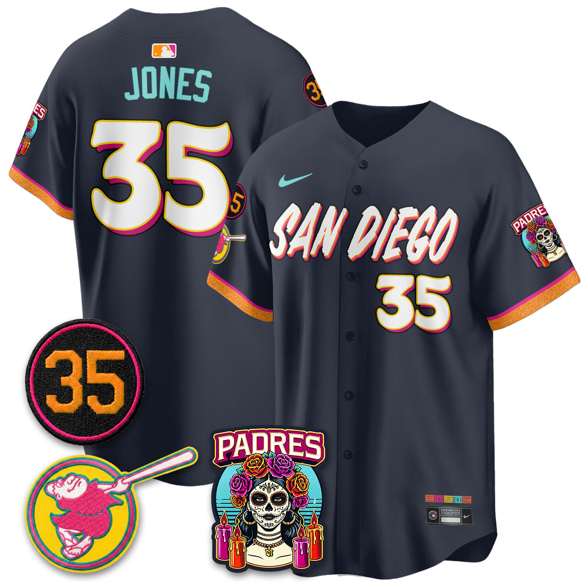SD 2026 City Connect Vapor Premier Limited Jersey - All Stitched V2 by San Diego Padres