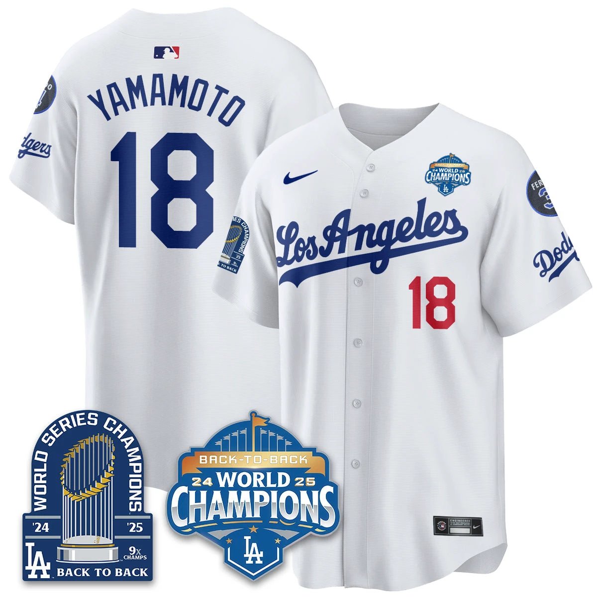 LAD Alternate Vapor Limited Jersey - 9x Champs - All Stitched by Los Angeles Dodgers