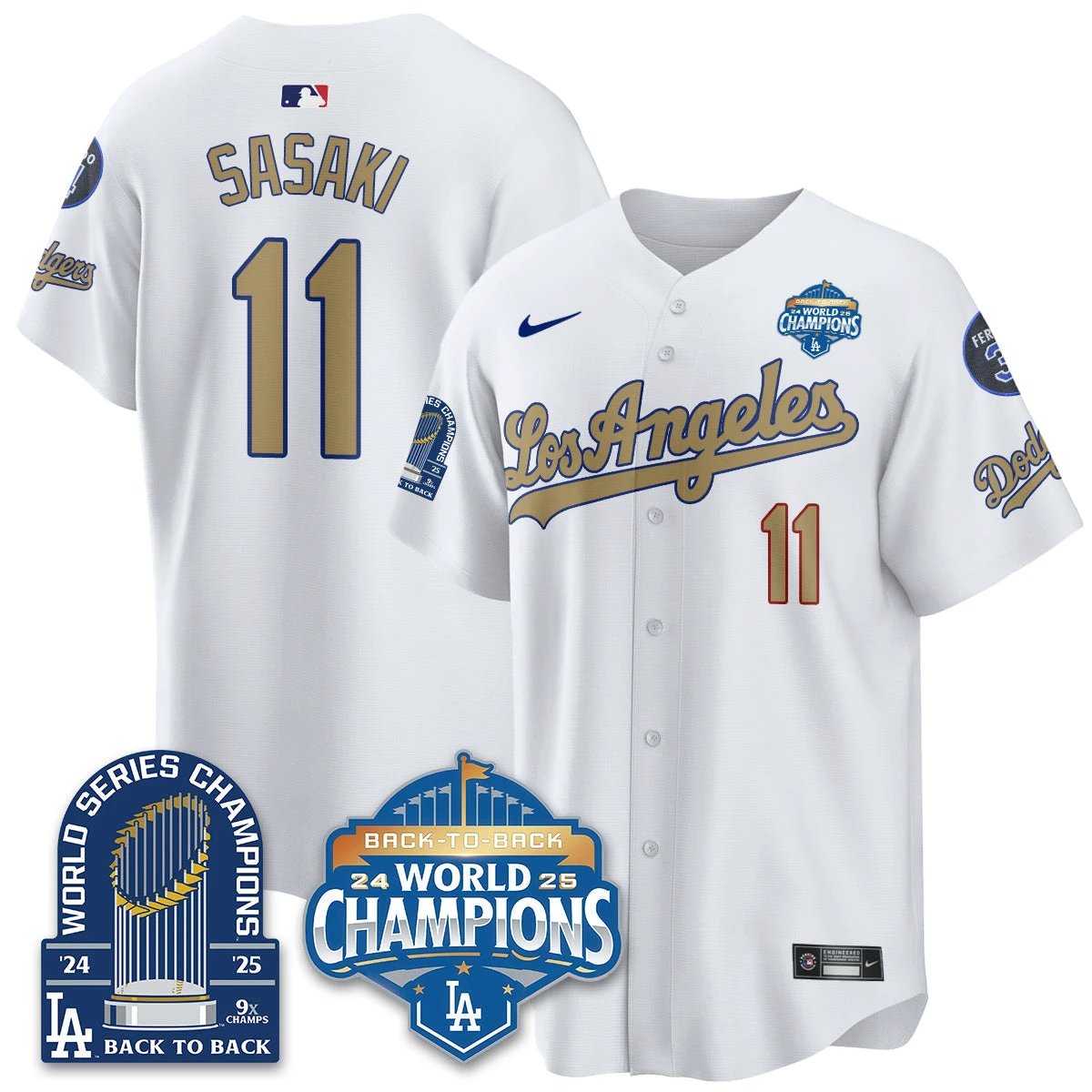 LAD Alternate Vapor Limited Jersey - 9x Champs - All Stitched by Los Angeles Dodgers