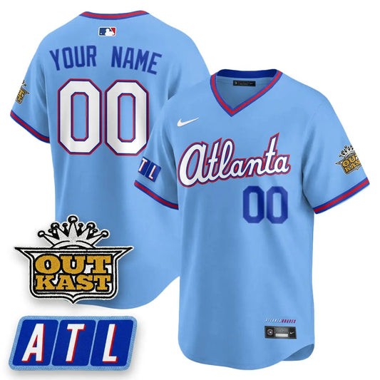 ATL 2026 City Connect x Outkast Patch Vapor Limited Custom Jersey - All Stitched by Atlanta Braves