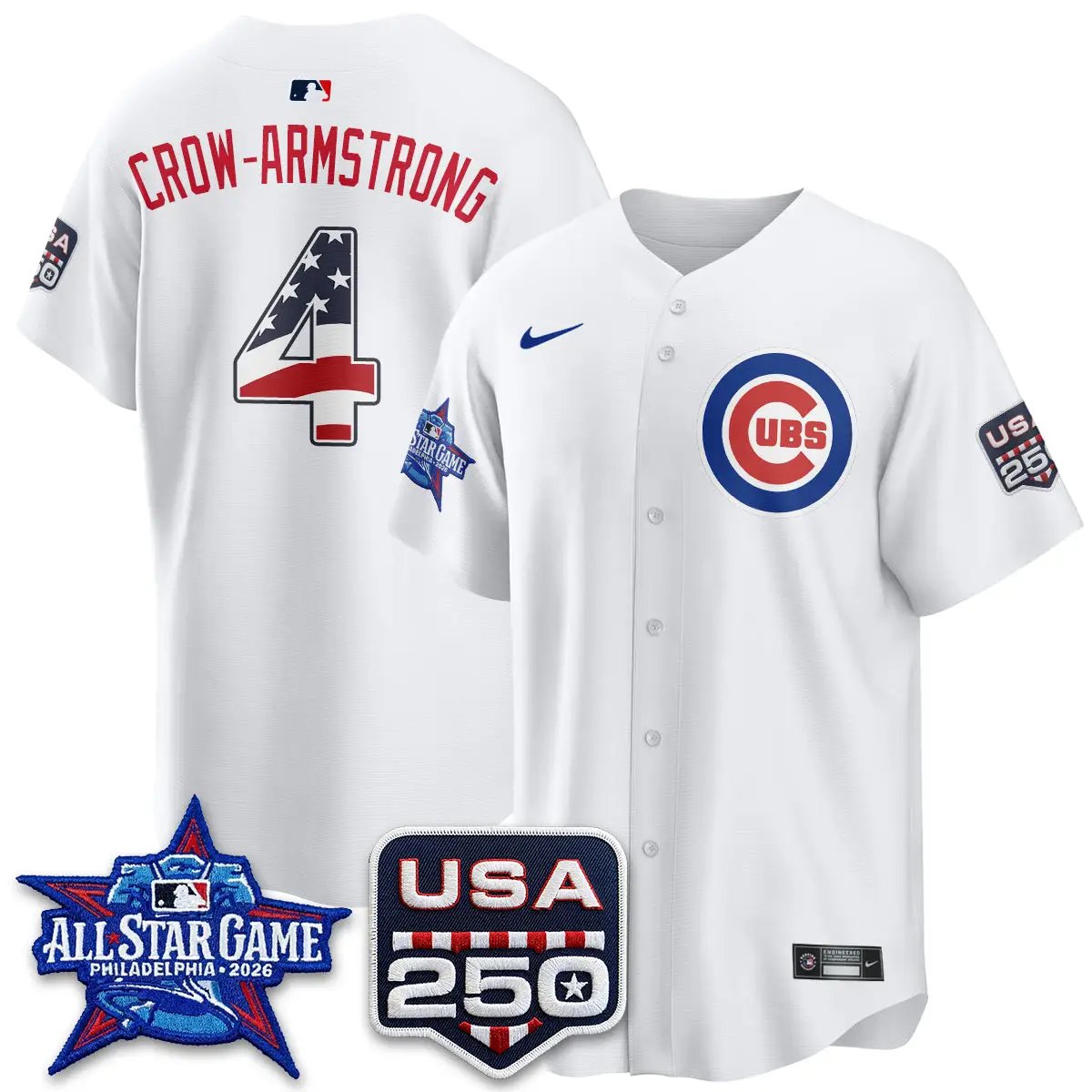 CHC 2026 All Star Edition Vapor Jersey - Stitched by Chicago Cubs