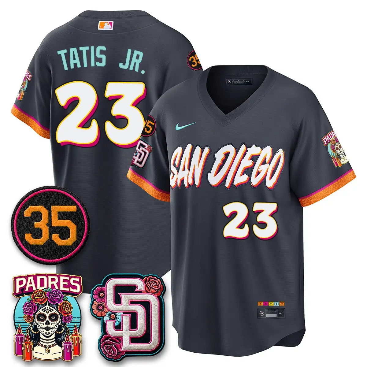 SD 2026 City Connect Vapor Limited Jersey - All Stitched V3 by San Diego Padres